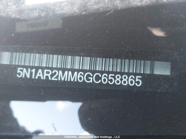 Aukcja sprzedaży 2016 Nissan Pathfinder S/sv/sl/platinum, vin: 5N1AR2MM6GC658865, numer aukcji: 12594400