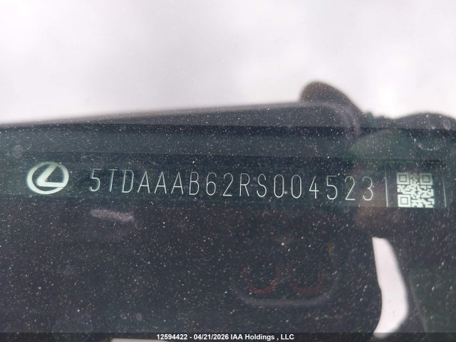 Продаж на аукціоні авто 2024 Lexus Tx 350 Base/350 Premium/350 Luxury, vin: 5TDAAAB62RS004523, номер лоту: 12594422