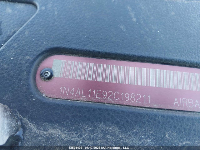 2002 Nissan Altima 2.5 Sl მანქანა იყიდება აუქციონზე, vin: 1N4AL11E92C198211, აუქციონის ნომერი: 12594436