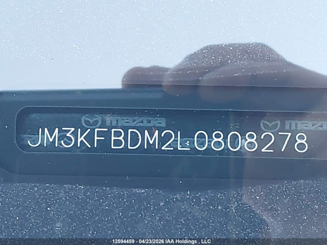 12594459 :رقم المزاد ، JM3KFBDM2L0808278 vin ، 2020 Mazda Cx-5 Gt مزاد بيع