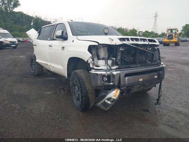 2018 Toyota Tundra Crewmax 1794/platinum მანქანა იყიდება აუქციონზე, vin: 5TFAY5F13JX744663, აუქციონის ნომერი: 12594513