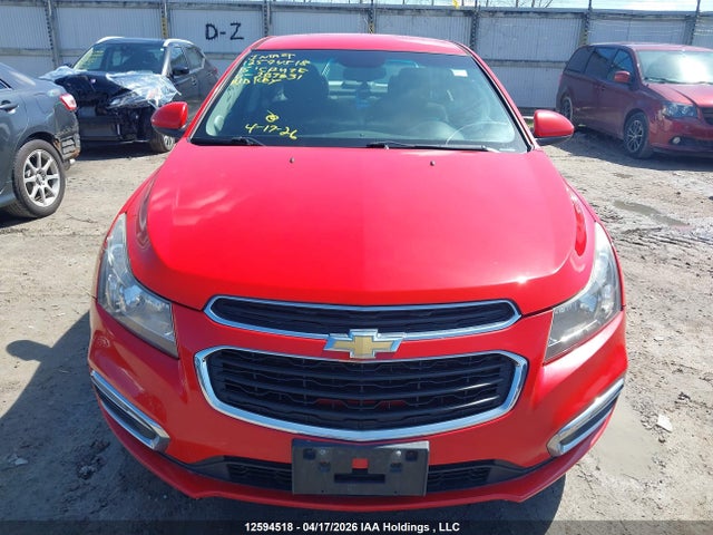 2015 Chevrolet Cruze მანქანა იყიდება აუქციონზე, vin: 1G1PC5SB5F7283831, აუქციონის ნომერი: 12594518