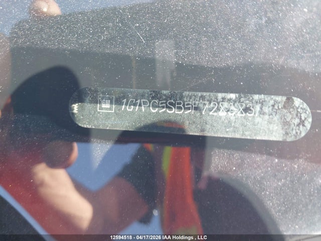 2015 Chevrolet Cruze მანქანა იყიდება აუქციონზე, vin: 1G1PC5SB5F7283831, აუქციონის ნომერი: 12594518