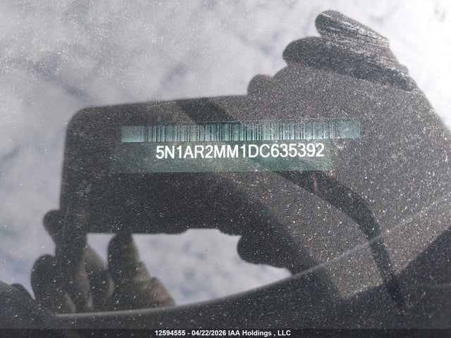 Aukcja sprzedaży 2013 Nissan Pathfinder S/sv/sl/platinum, vin: 5N1AR2MM1DC635392, numer aukcji: 12594555