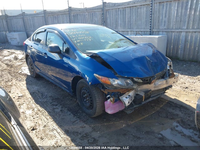2012 Honda Civic Dx მანქანა იყიდება აუქციონზე, vin: 2HGFB2E28CH021612, აუქციონის ნომერი: 12594558