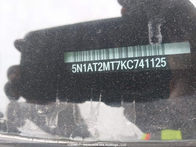 Aukcja sprzedaży 2019 Nissan Rogue S/sl/sv, vin: 5N1AT2MT7KC741125, numer aukcji: 12594617