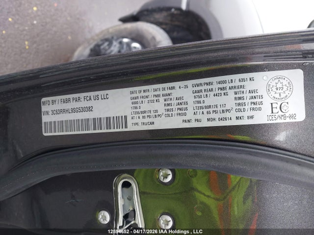 3C63RRHL9SG530382 RAM 3500 Big Horn