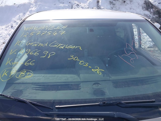 Aukcja sprzedaży 2010 Dodge Grand Caravan Se, vin: 2D4RN4DE1AR496698, numer aukcji: 12577547