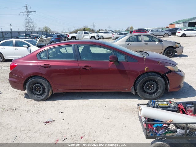 Продаж на аукціоні авто 2012 Honda Civic Lx, vin: 2HGFB2F49CH012241, номер лоту: 12594691