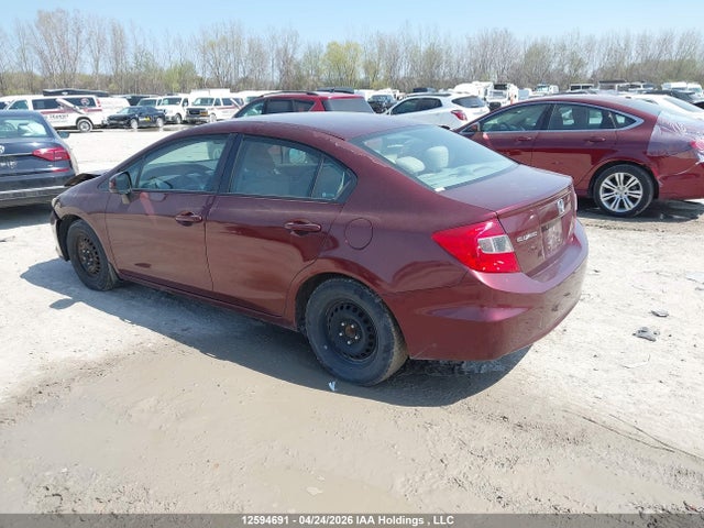 Продаж на аукціоні авто 2012 Honda Civic Lx, vin: 2HGFB2F49CH012241, номер лоту: 12594691