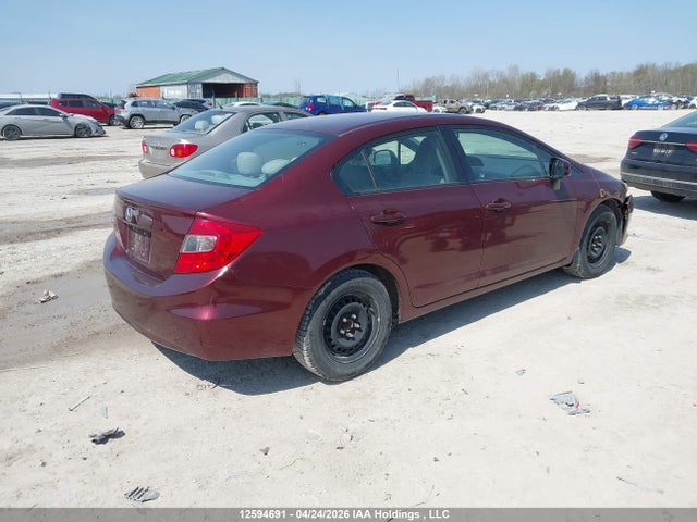 Продаж на аукціоні авто 2012 Honda Civic Lx, vin: 2HGFB2F49CH012241, номер лоту: 12594691