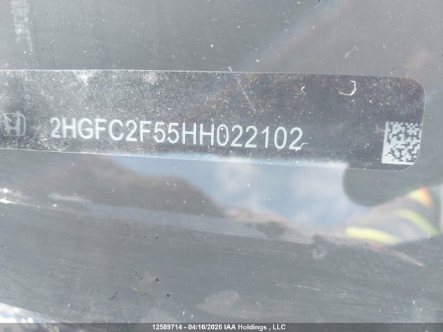 Aukcja sprzedaży 2017 Honda Civic Lx, vin: 2HGFC2F55HH022102, numer aukcji: 12589714