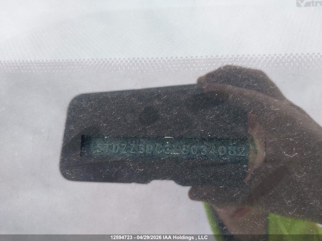 2020 Toyota Sienna მანქანა იყიდება აუქციონზე, vin: 5TDZZ3DC3LS034082, აუქციონის ნომერი: 12594723