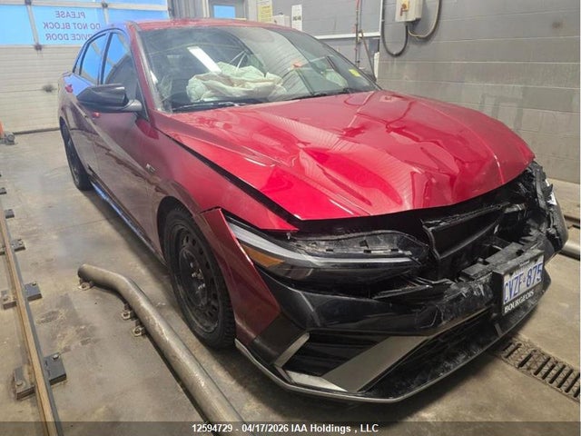 2025 Hyundai Elantra N Line მანქანა იყიდება აუქციონზე, vin: KMHLR4DF7SU923172, აუქციონის ნომერი: 12594729