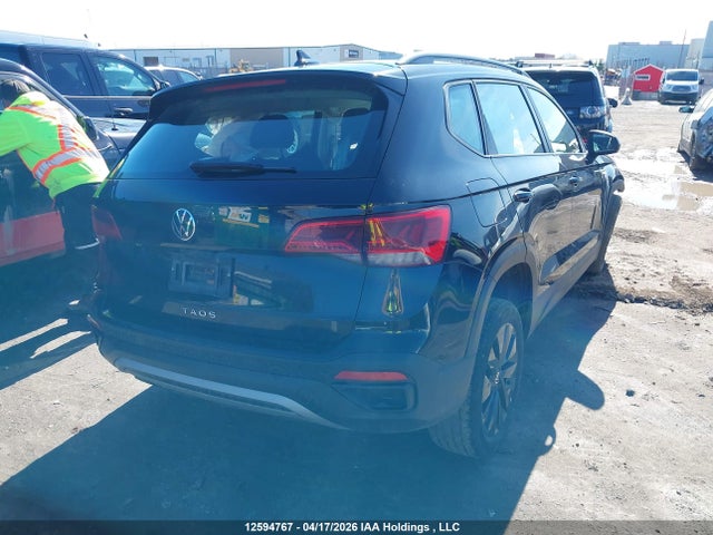 12594767 :رقم المزاد ، 3VVCX7B22RM076718 vin ، 2024 Volkswagen Taos Trendline مزاد بيع