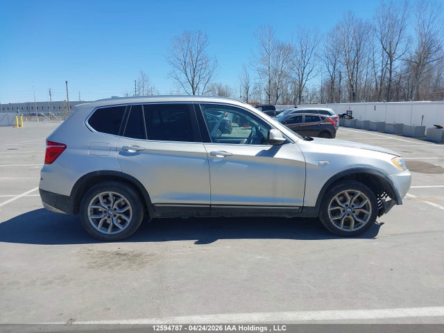 12594787 :رقم المزاد ، 5UXWX9C52D0A12756 vin ، 2013 Bmw X3 2.8i مزاد بيع