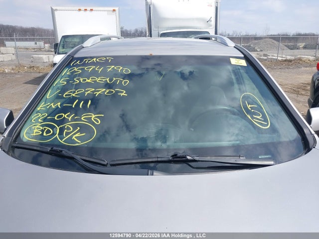 12594790 :رقم المزاد ، 5XYKTCA69FG627707 vin ، 2015 Kia Sorento مزاد بيع