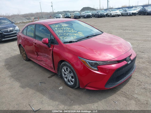 2020 Toyota Corolla მანქანა იყიდება აუქციონზე, vin: 5YFBPRBE4LP012048, აუქციონის ნომერი: 12594794
