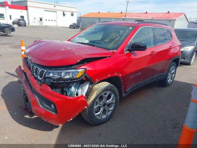 2025 Jeep Compass North მანქანა იყიდება აუქციონზე, vin: 3C4NJDBN0ST606679, აუქციონის ნომერი: 12594800