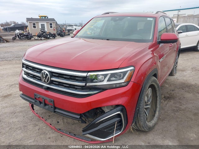 12594803 :رقم المزاد ، 1V2FR2CA7MC562206 vin ، 2021 Volkswagen Atlas Sel Premium R-line مزاد بيع