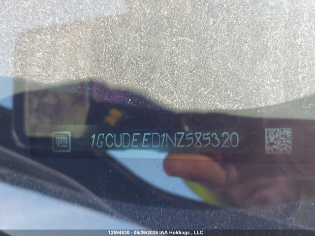 1GCUDEED1NZ585320 Chevrolet Silverado K1500 Rst