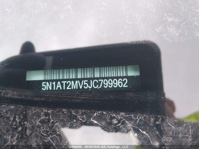 5N1AT2MV5JC799962 Nissan Rogue Sv/sl