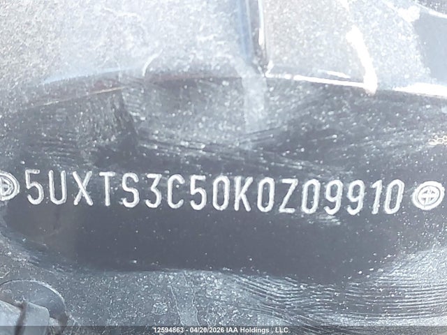 5UXTS3C50K0Z09910 BMW X3 Xdrivem40i