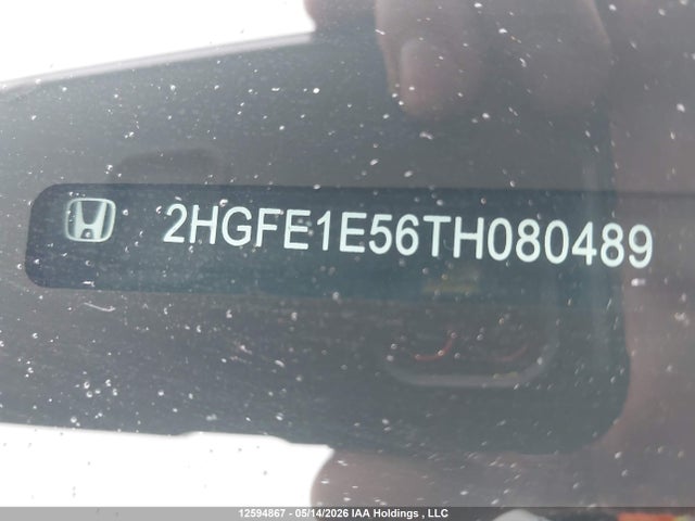 Aukcja sprzedaży 2026 Honda Civic Si Si, vin: 2HGFE1E56TH080489, numer aukcji: 12594867