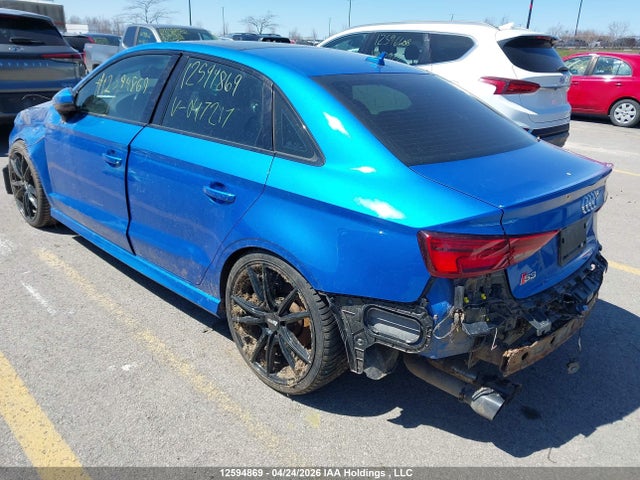 Продажа на аукционе авто 2017 Audi S3, vin: WAUF1GFF7H1047217, номер лота: 12594869