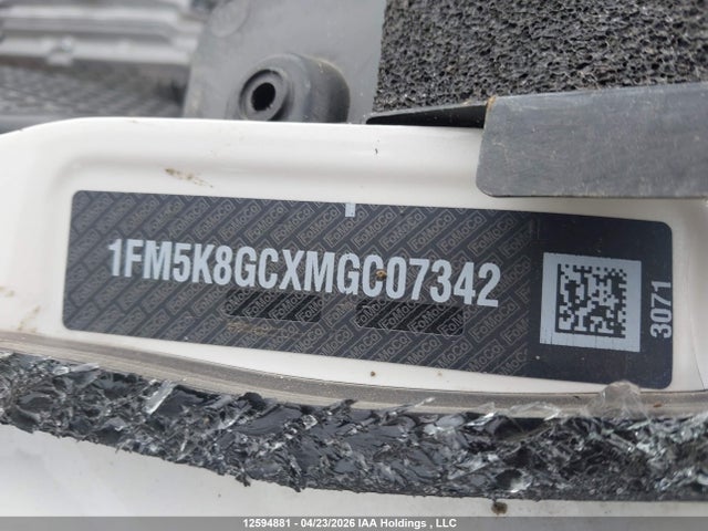 Продаж на аукціоні авто 2021 Ford Explorer St, vin: 1FM5K8GCXMGC07342, номер лоту: 12594881