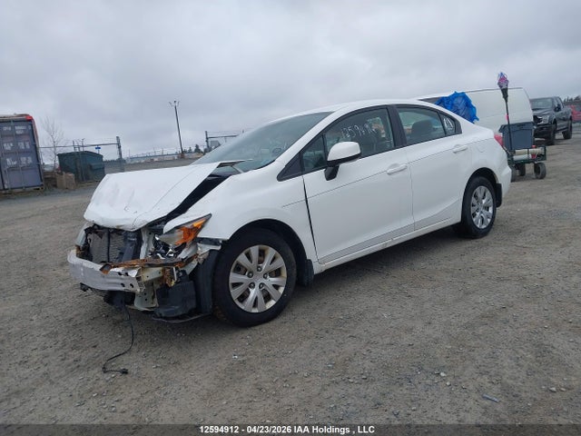 2012 Honda Civic Lx მანქანა იყიდება აუქციონზე, vin: 2HGFB2E40CH044559, აუქციონის ნომერი: 12594912