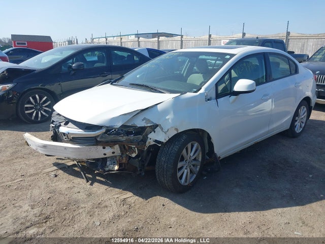 2012 Honda Civic Ex მანქანა იყიდება აუქციონზე, vin: 2HGFB2F57CH116347, აუქციონის ნომერი: 12594916