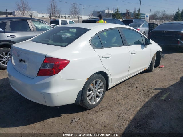 2012 Honda Civic Ex მანქანა იყიდება აუქციონზე, vin: 2HGFB2F57CH116347, აუქციონის ნომერი: 12594916