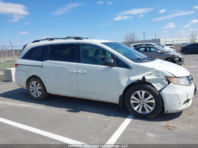 12594926 :رقم المزاد ، 5FNRL5H4XFB505377 vin ، 2015 Honda Odyssey Ex مزاد بيع