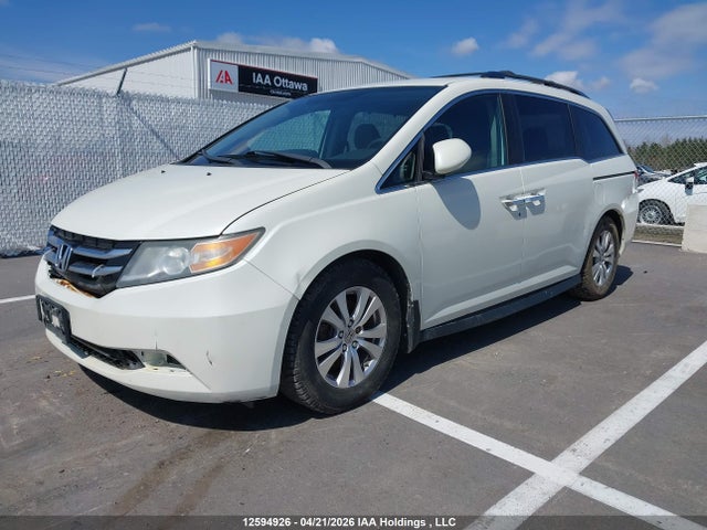 12594926 :رقم المزاد ، 5FNRL5H4XFB505377 vin ، 2015 Honda Odyssey Ex مزاد بيع