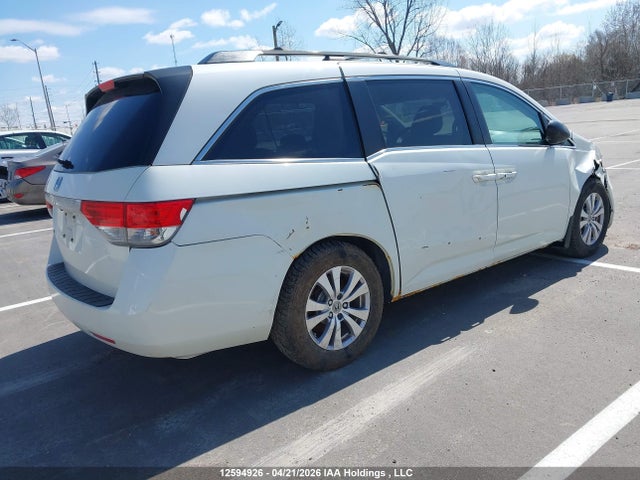 12594926 :رقم المزاد ، 5FNRL5H4XFB505377 vin ، 2015 Honda Odyssey Ex مزاد بيع