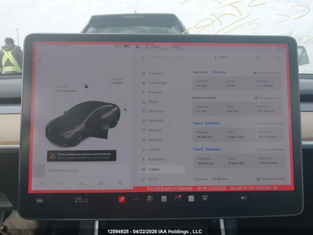 Aukcja sprzedaży 2020 Tesla Model 3 Standard Range Plus, vin: 5YJ3E1EA0LF784045, numer aukcji: 12594928