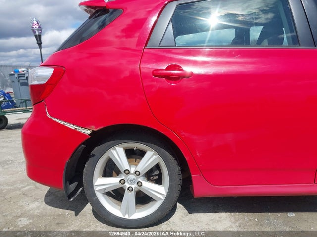 12594940 :رقم المزاد ، 2T1LE4EE1AC012403 vin ، 2010 Toyota Matrix مزاد بيع