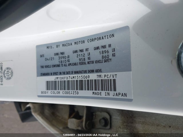 Mazda Cx-3 Gt 2021 JM1DKFD74M1515069 Image 19