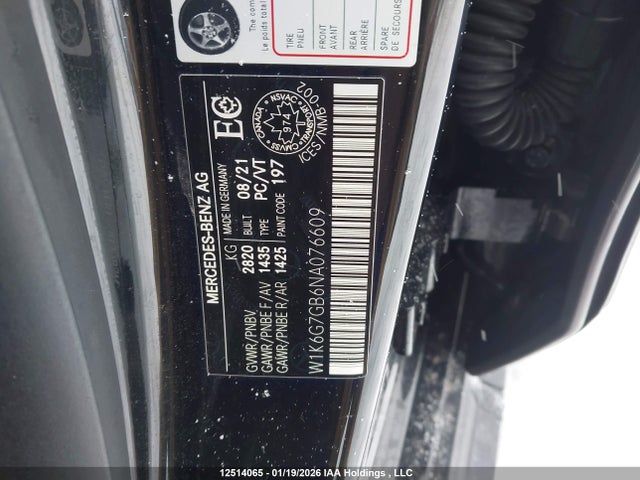W1K6G7GB6NA076609 Mercedes-Benz S 580 4matic
