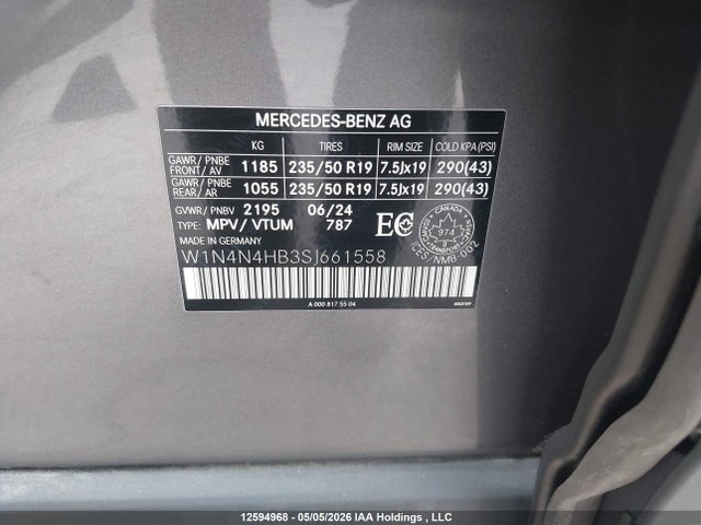 W1N4N4HB3SJ661558 Mercedes-Benz Gla 250 4matic