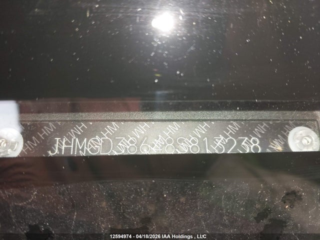 Aukcja sprzedaży 2008 Honda Fit Sport, vin: JHMGD38648S813238, numer aukcji: 12594974