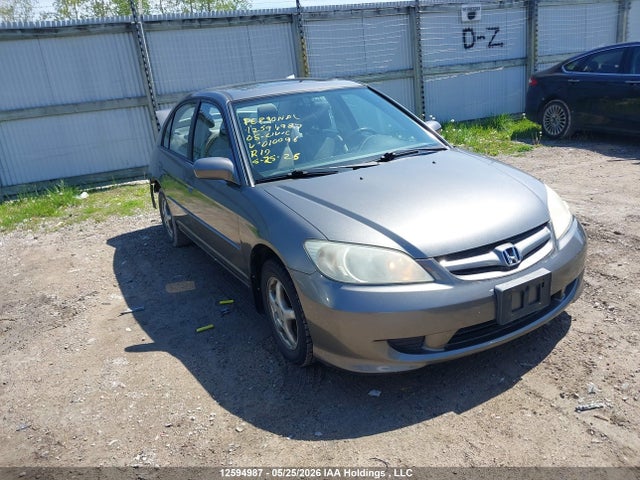 2005 Honda Civic Lx მანქანა იყიდება აუქციონზე, vin: 2HGES16625H010096, აუქციონის ნომერი: 12594987