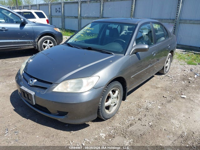 2005 Honda Civic Lx მანქანა იყიდება აუქციონზე, vin: 2HGES16625H010096, აუქციონის ნომერი: 12594987