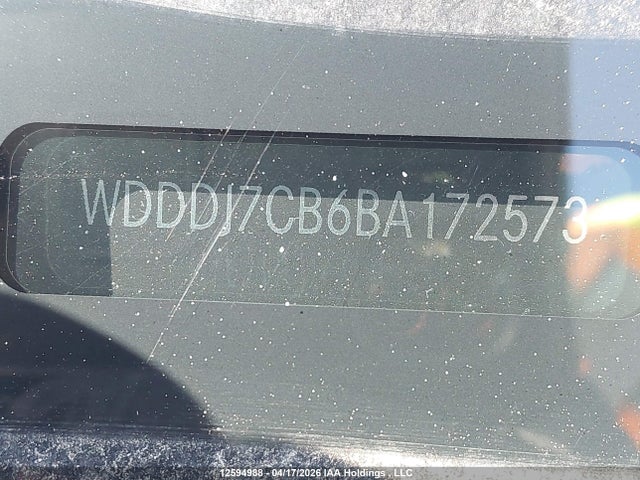 12594988 :رقم المزاد ، WDDDJ7CB6BA172573 vin ، 2011 Mercedes-benz Cls 550 مزاد بيع