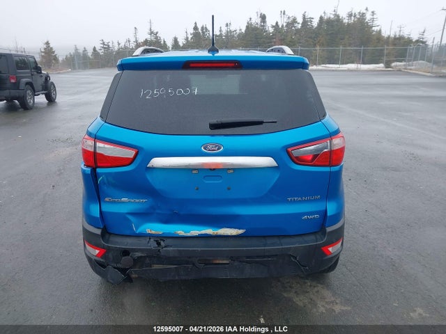 Продаж на аукціоні авто 2019 Ford Ecosport Titanium, vin: MAJ6S3KL4KC252516, номер лоту: 12595007