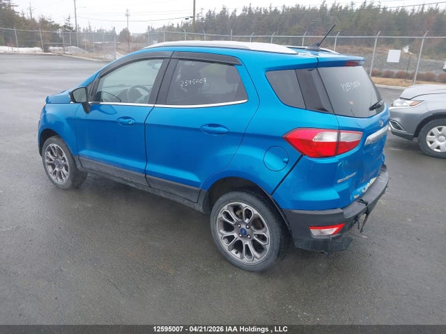 Продаж на аукціоні авто 2019 Ford Ecosport Titanium, vin: MAJ6S3KL4KC252516, номер лоту: 12595007