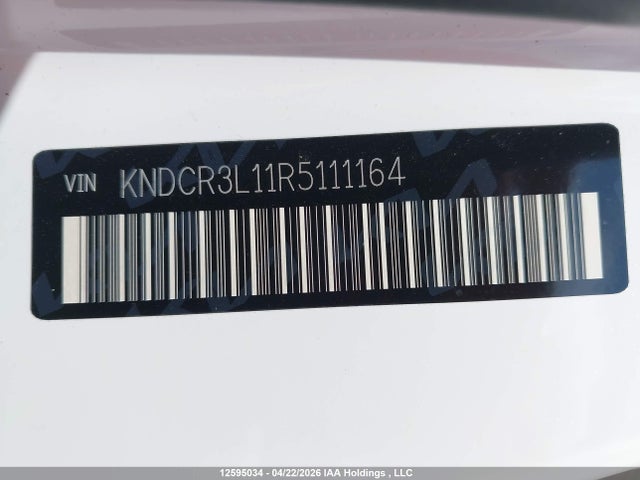KNDCR3L11R5111164 KIA NIRO EV