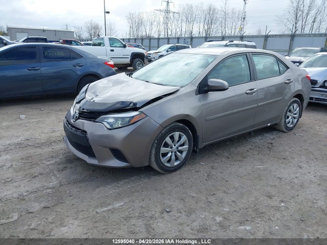 12595040 :رقم المزاد ، 2T1BURHE2EC135947 vin ، 2014 Toyota Corolla Le مزاد بيع