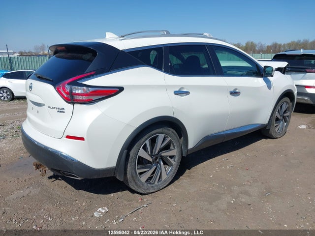 5N1AZ2MHXJN106123 Nissan Murano Midnight Edition/platinum/sl/sv